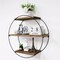 3 Tiers Round Wall Mounted Floating Shelf for Bathroom Bedroom Living Room Decor